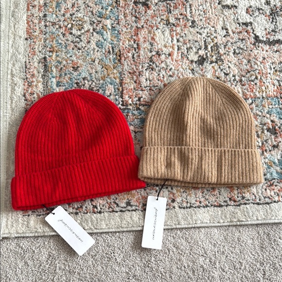 unsubscribed Accessories - NEW- Unsubscribed Beanie Hat Bundle 100% Cashmere
